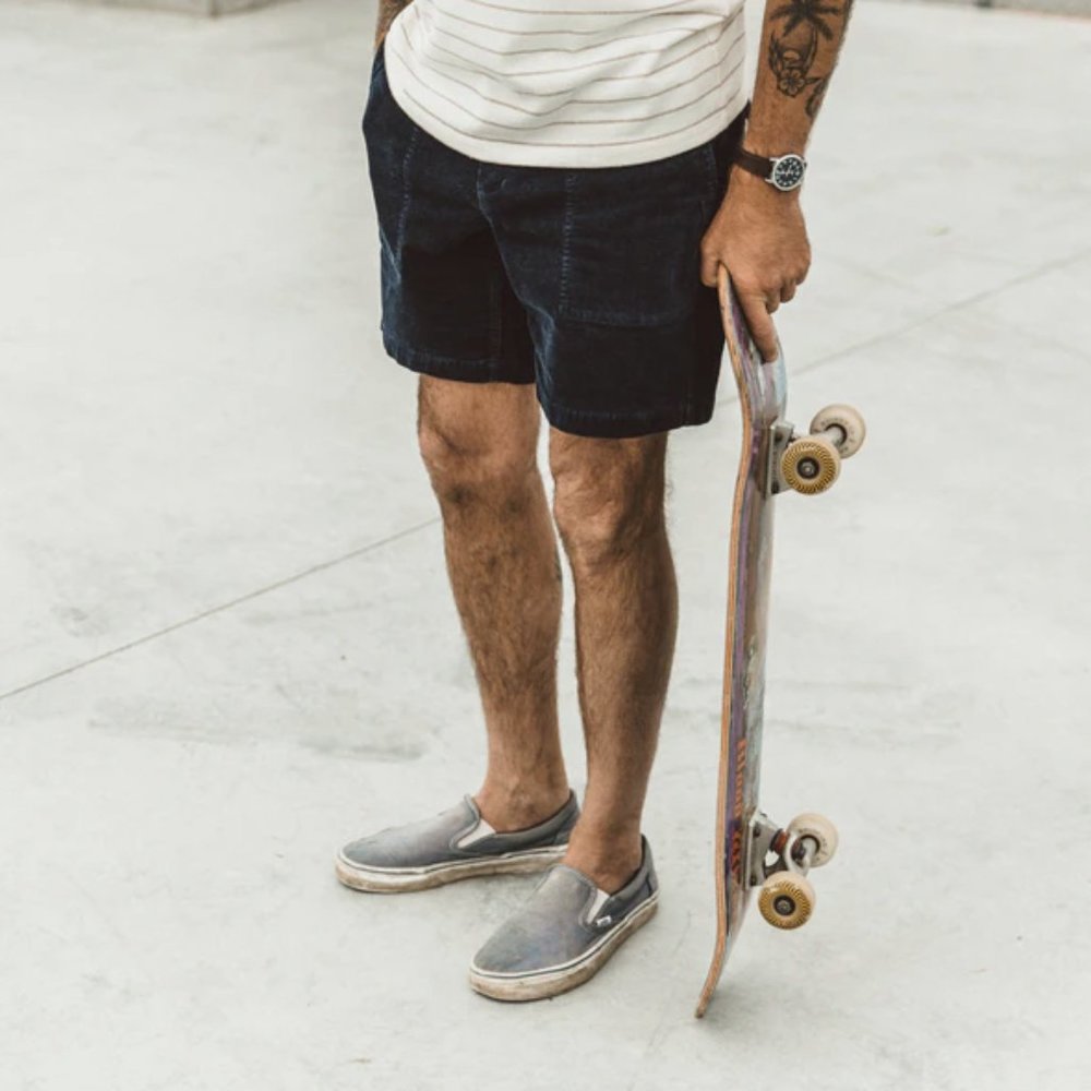 Taylor Stitch- The Trail Short, Navy Cord- NWT